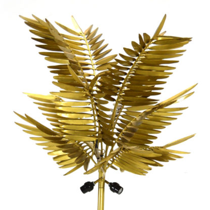Palm Floor Lamp in Antique Brass from Home Source Furniture. This whimsical accent lamp is a chic way to bring tropical vibes to any space.