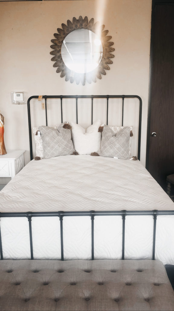 teen iron queen bed frame