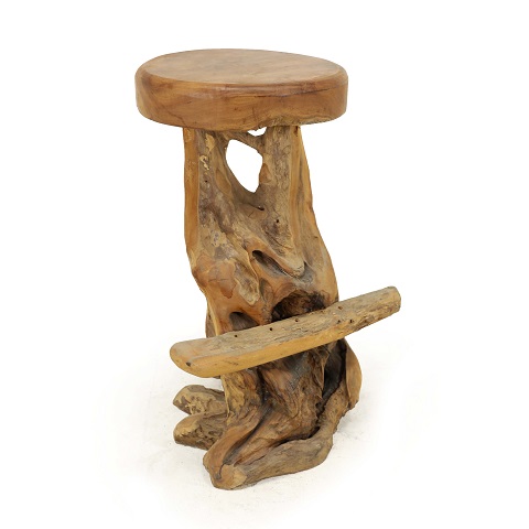 Driftwood stool top