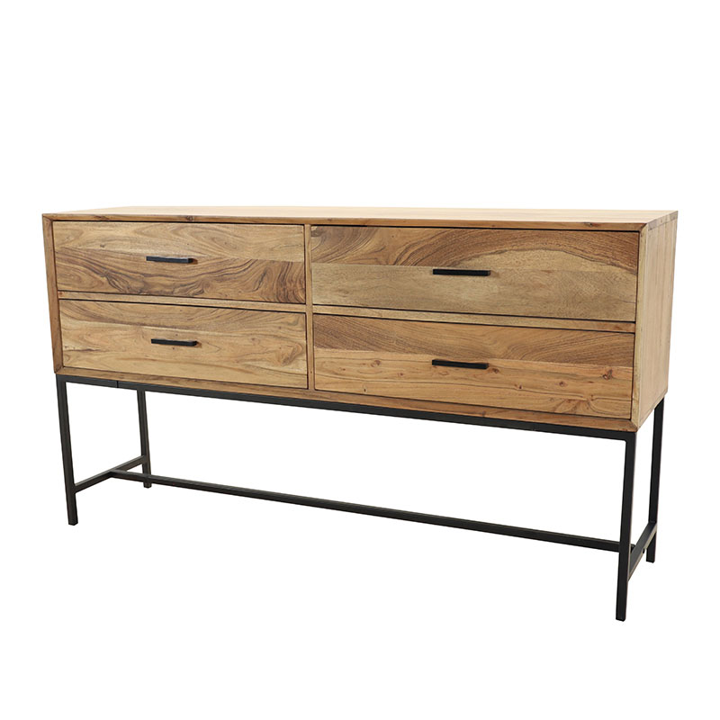 Sorin Four Drawer Console Table Home Source Furniture